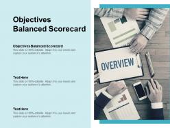 Objectives balanced scorecard ppt powerpoint presentation outline file formats cpb