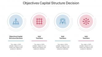 Objectives Capital Structure Decision Ppt PowerPoint Presentation Layout Ideas Cpb