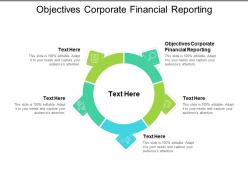 Objectives corporate financial reporting ppt powerpoint presentation icon skills cpb