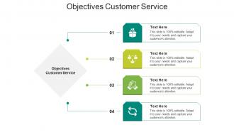 Objectives customer service ppt powerpoint presentation inspiration file formats cpb