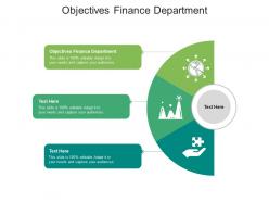 Objectives finance department ppt powerpoint presentation summary guide cpb