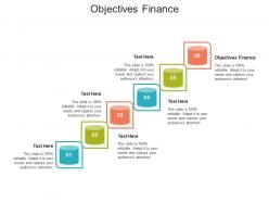Objectives finance ppt powerpoint presentation infographic template show cpb