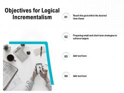 Objectives for logical incrementalism preparing small ppt powerpoint presentation professional slide download