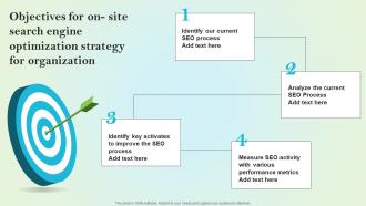 Objectives For On Site Search Engine Optimization Strategy For Organization