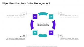 Objectives Functions Sales Management In Powerpoint And Google Slides Cpb