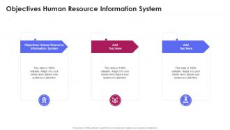 Objectives Human Resource Information System In Powerpoint And Google Slides Cpb