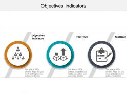 Objectives indicators ppt powerpoint presentation file graphics example cpb