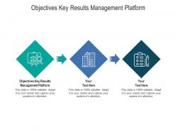 Objectives key results management platform ppt powerpoint presentation model slides cpb