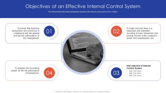 Objectives Of An Effective Internal Control System Internal Control System Objectives And Methods