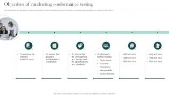 Objectives Of Conducting Conformance Testing Compliance Testing Ppt Show Slide Download
