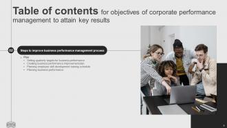 Objectives Of Corporate Performance Management To Attain Key Results Complete Deck Visual Editable