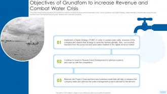 Objectives Of Grundfom To Increase Revenue And Combat Water Crisis Leverage Innovative Solutions