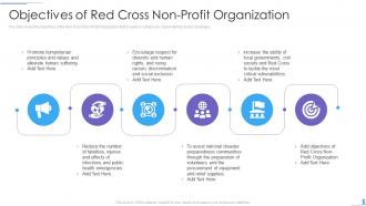 Objectives of red cross non profit organization ppt powerpoint presentation file infographics
