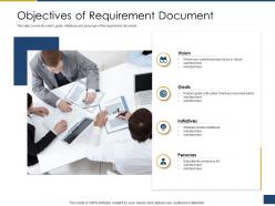Objectives of requirement document process of requirements management ppt structure