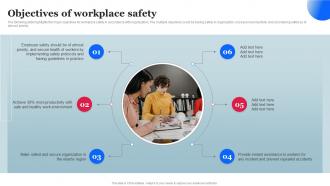 Objectives Of Workplace Safety Workplace Safety Management Hazard Ppt Tips