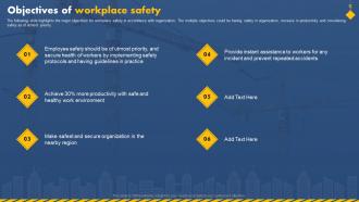 Objectives Of Workplace Safety Workplace Safety To Prevent Industrial Hazards