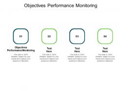 Objectives performance monitoring ppt powerpoint presentation portfolio files cpb