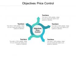 Objectives price control ppt powerpoint presentation infographics information cpb
