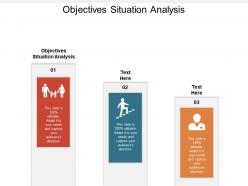 Objectives situation analysis ppt powerpoint presentation layouts show cpb