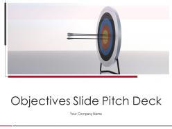 Objectives slide pitch deck ppt template