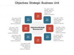 Objectives strategic business unit ppt powerpoint presentation inspiration outfit cpb