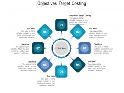 Objectives target costing ppt powerpoint presentation gallery designs cpb