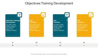 Objectives Training Development In Powerpoint And Google Slides Cpb