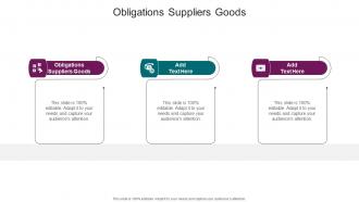 Obligations Suppliers Goods In Powerpoint And Google Slides Cpb