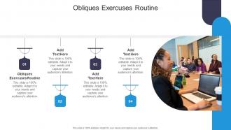Obliques Exercuses Routine In Powerpoint And Google Slides Cpb