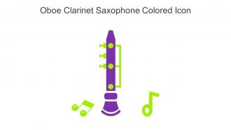 Oboe Clarinet Saxophone Colored Icon In Powerpoint Pptx Png And Editable Eps Format