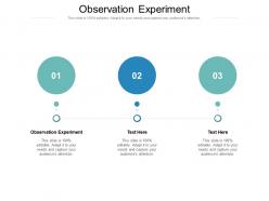 Observation experiment ppt powerpoint presentation portfolio inspiration cpb