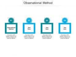 Observational method ppt powerpoint presentation inspiration backgrounds cpb