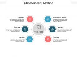 Observational method ppt powerpoint presentation slides picture cpb