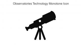 Observatories Technology Monotone Icon In Powerpoint Pptx Png And Editable Eps Format