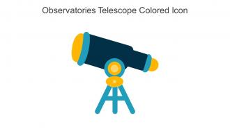 Observatories Telescope Colored Icon In Powerpoint Pptx Png And Editable Eps Format