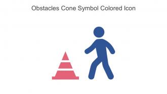 Obstacles Cone Symbol Colored Icon In Powerpoint Pptx Png And Editable Eps Format