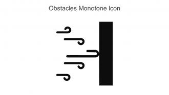 Obstacles Monotone Icon In Powerpoint Pptx Png And Editable Eps Format