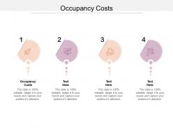 Occupancy costs ppt powerpoint presentation gallery inspiration cpb