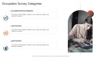 Occupation Survey Categories In Powerpoint And Google Slides Cpb