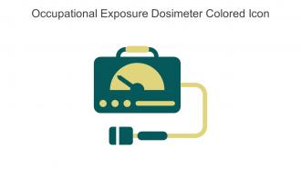 Occupational Exposure Dosimeter Colored Icon In Powerpoint Pptx Png And Editable Eps Format