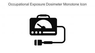 Occupational Exposure Dosimeter Monotone Icon In Powerpoint Pptx Png And Editable Eps Format
