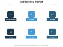 Occupational interest ppt powerpoint presentation ideas background images cpb