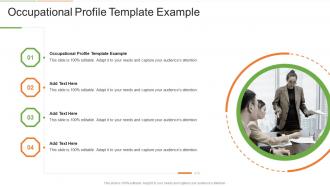 Occupational Profile Template Example In Powerpoint And Google Slides Cpb