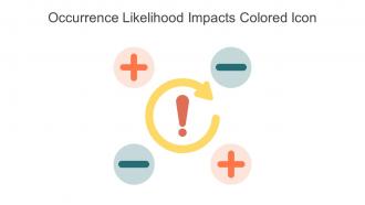 Occurrence Likelihood Impacts Colored Icon In Powerpoint Pptx Png And Editable Eps Format