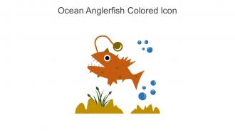 Ocean Anglerfish Colored Icon In Powerpoint Pptx Png And Editable Eps Format