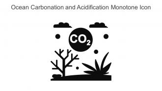 Ocean Carbonation And Acidification Monotone Icon In Powerpoint Pptx Png And Editable Eps Format