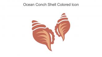 Ocean Conch Shell Colored Icon In Powerpoint Pptx Png And Editable Eps Format