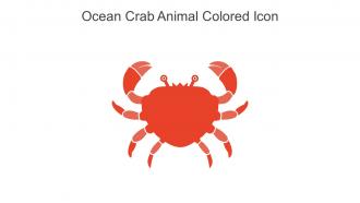Ocean Crab Animal Colored Icon In Powerpoint Pptx Png And Editable Eps Format