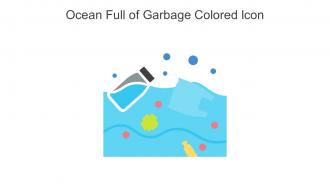 Ocean Full Of Garbage Colored Icon In Powerpoint Pptx Png And Editable Eps Format