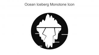 Ocean Iceberg Monotone Icon In Powerpoint Pptx Png And Editable Eps Format